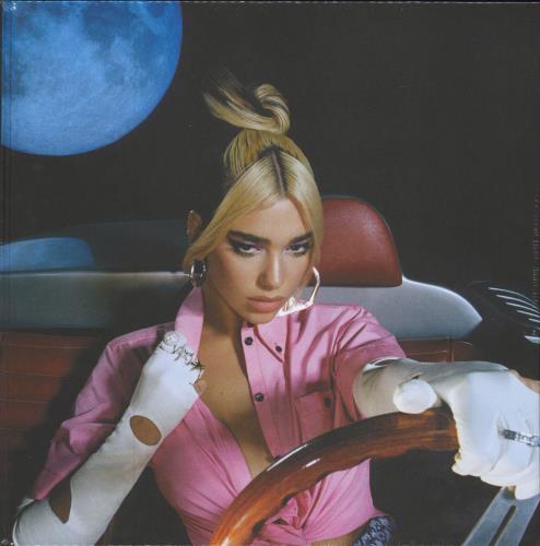 dua lipa　Future Nostalgia　直筆サインカード DUA LIPA OFFICIAL FUTURE NOSTALGIA CD & SIGNED AUTOGRAPHED